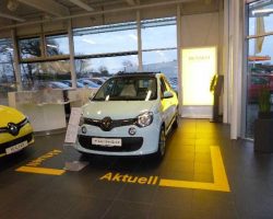 Unsere Fliesen in Autohäusern von Renault